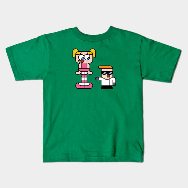 dexters laboratory Kids T-Shirt by Tooniefied